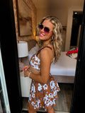 3 piece swim set- Tropical Punch (L)