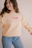 Thank You Jesus Pullover - Yellow | Christian Pullover
