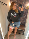 Charcoal USA Crewneck