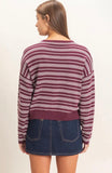Striped Henley Sweater