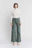 Mica-High Rise Wide Leg-Light Green (13, 18w)