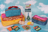 Makeup Bag, Flowers and Bows