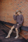 Oversized Sweater in Oak