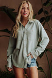 Lt. Blue Super Soft Button Up
