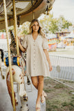 The Cheyenne- Oatmilk Gingham