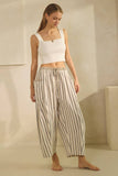 Plus Textured Cropped Pants (1x-3x)