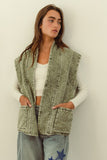 Mineral Wash Quilted Vest