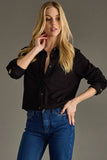 Super Soft Button Up- Black (S-XL)