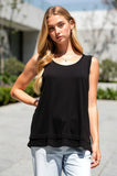 Baby Ribbed Knit Tank Top, Lilac