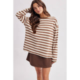 Striped Long Sleeve Pullover
