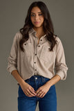 Tan Button Up