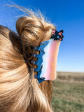 Retro Cow Hair Claw Clip