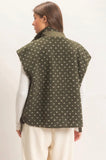 Polka Dot Sherpa Vest