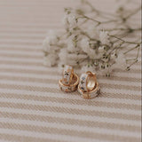 Daphne Tea Cup Hoops