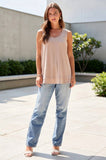 Baby Ribbed Knit Tank Top, Lilac