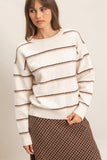 Striped Crew Neck Sweater (S-L)