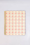 Rough Draft Large Notebook, Cherry Hearts