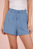 Cotton Gauze Shorts W/ Front Tie (S, M, L)