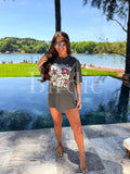 Motherhood is Kingdom Work Graphic Tee on Pepper