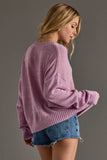 Lilac Lightweight Sweater(L,XL)