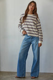 Cotton Multicolor Stripe Long Sleeve (S)
