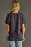 Bonfires, Flannels, S'mores Tee - Charcoal