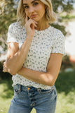 Lettuce Edge Tee- Dreamdew Blue (XS, L)