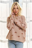 Heart Pattern Sweater