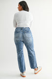 Mica- High Rise Distressed Straight Denim (0-5, 18w, 20w)
