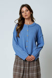 Raw Edge Exposed Seam Cardigan, Butter Yellow