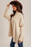 Mock Neck Oversized Sweater Sweater (m/l)
