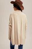 Mock Neck Oversized Sweater Sweater (m/l)