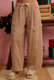 Barrel Pants With Cargo Pockets