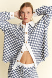 Checkered Collared Button Up