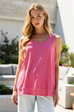 Baby Ribbed Knit Tank Top, Lilac