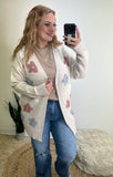 Puff Flower Cardigan