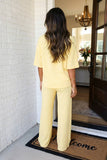 LAS-LIVE Patchwork Trim Drawstring Loungewear Set (S-XL)