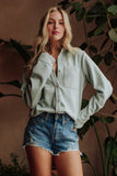 Lt. Blue Soft Button Up