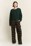 Soft Button Up Cardigan, Hunter Green (S/M, L/XL 1x,2x)