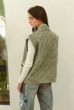 Mineral Wash Quilted Vest