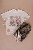 He Makes A Way Tee | Women's Christian Tee (L, XL)