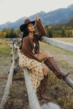 Bow Front Cardigan in Fawn (XS-3XL)