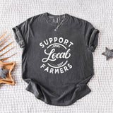 SUPPORT LOCAL FARMERS Graphic Tee (M,XL, 2X)