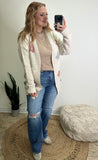 Puff Flower Cardigan