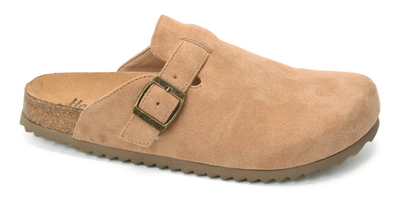 Corky’s- One For The Books- Camel Faux Suede