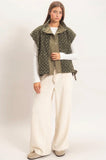 Polka Dot Sherpa Vest