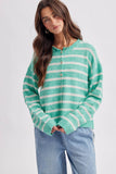 Striped Sweater Cardigan