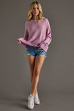 Lilac Lightweight Sweater(L,XL)