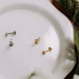 Bow Flat Back Studs