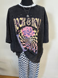 Rock n Roll Tee- m/l (can fit up to 2x)